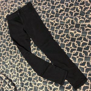 H&M High Waist Skinny Ankle Jeans Size 26 Black